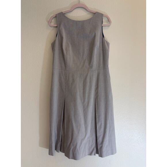 BROOKS BROTHERS 346 Sheath Dress Blue White Pin Stripe Professional Size 12 - Picture 1 of 7